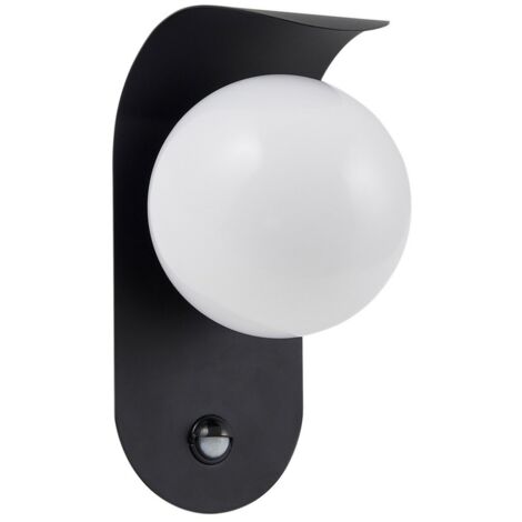 [NEUWERTIG] Lindby Led Außenwandleuchte Wandlampe Sensor Außenleuchte Schwarz Weiß Aluminium B-Ware
