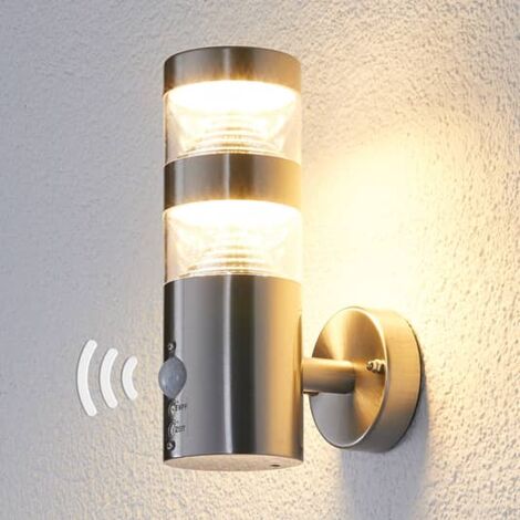 [NEUWERTIG] Lindby Led Edelstahl Außenwandleuchte Lanea Wandleuchte Lampe 8,1 W Gerade Sen422 B-Ware