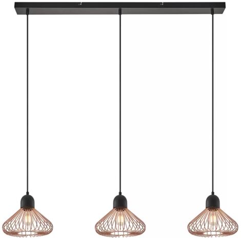 [NEUWERTIG] Lindby Metehan Hängeleuchte Dreiflammig Kupfer Hängelampe Lampe Leuchte Spot E27 B-Ware