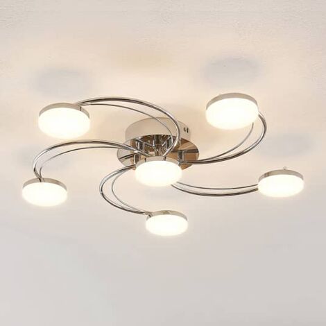[NEUWERTIG] Lindby Rouven Led Deckenlampe Deckenlampe Lampe Leuchte Spiralform 6 Fl. Led B-Ware