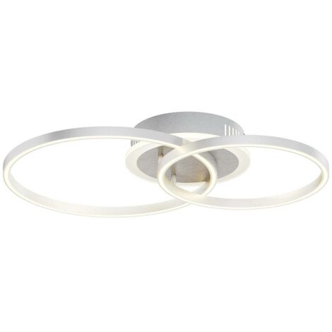 [NEUWERTIG] Lindby Smart Edica Led Deckenlampe Deckenlampe Lampe Leuchte 31 W Alu Nickel B-Ware