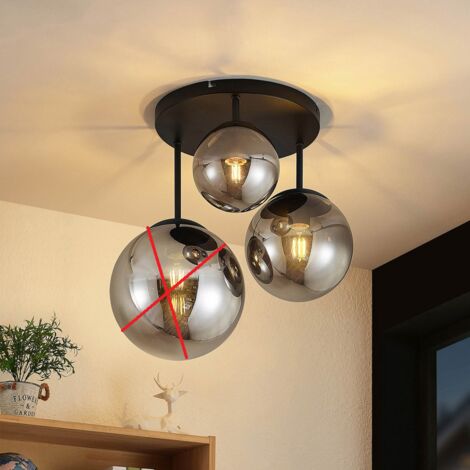 [NEUWERTIG] Lindby Teeja Deckenlampe Deckenleuchte Deckenlicht Glaskugeln Siehe Text/Foto B-Ware