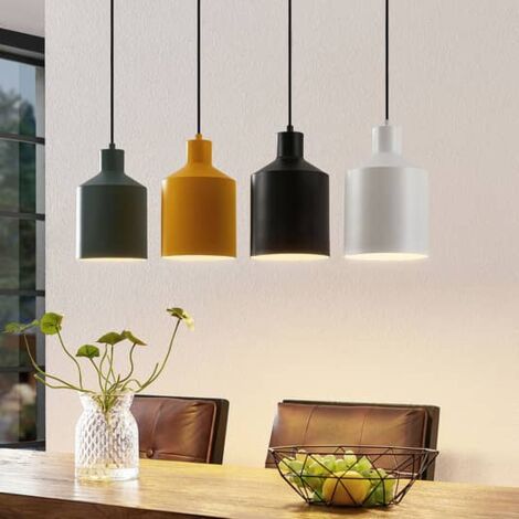 [NEUWERTIG] Lindby Tirane Hängeleuchte Hängeleuchte Lampe Leuchte Bunte Schirme Eisen B-Ware