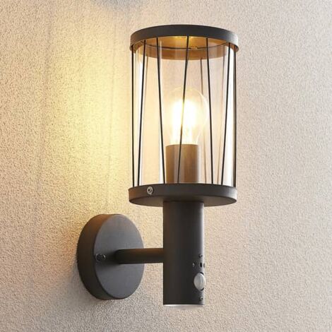 [NEUWERTIG] Lindby Yonan Außenwandleuchte Wandleuchte Wandlampe Lampe Leuchte Ip44 Sensor B-Ware