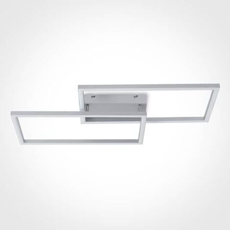 [NEUWERTIG] Lucande Muir Led Deckenlampe Deckenlampe Lampe Wohnzimmerlampe 25 Watt Silber B-Ware