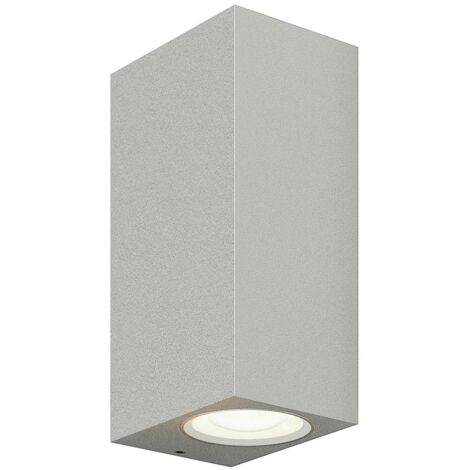 [NEUWERTIG] Lucande Silberne Außenwandleuchte Außen Wandleuchte Leuchte Tavi Bridgelux Led B-Ware