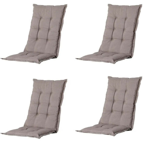 [NEUWERTIG] Madison Gartenstuhlkissen Sitzpolster Gartenkissen Basic 4er Set Outdoor Set B-Ware