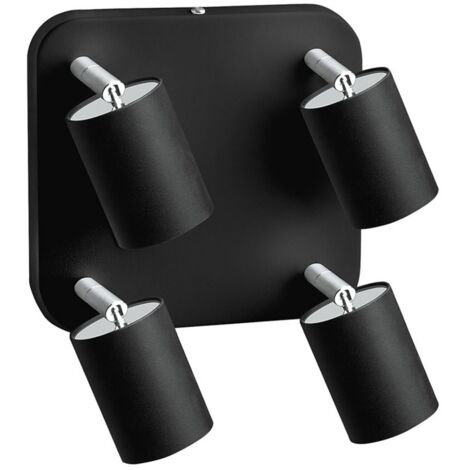 [NEUWERTIG] Nowodvorski Lighting Deckenlampe Eye Spot Vierflammig Quadrat Schwarz Lampe Spot B-Ware