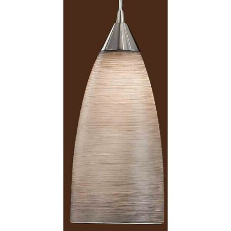 [NEUWERTIG] Orion Pendelleuchte Madina Hängeleuchte Hängelampe Lampe Aus Glas ø 15 Cm Braun B-Ware