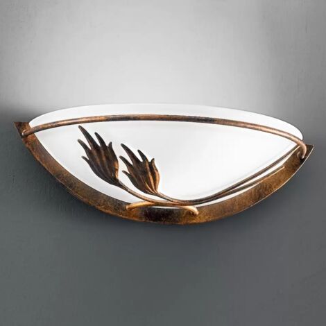 [NEUWERTIG] Orion Wandfluter Fleur Wandleuchte Flurleuchte Lampe Leuchte Gold Antik B-Ware