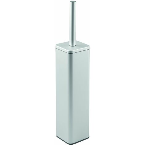 [NEUWERTIG] OUTLET InterDesign Metro Toilettenbürste, Aluminium, Silber, 7,62x7,62x42,14 cm
