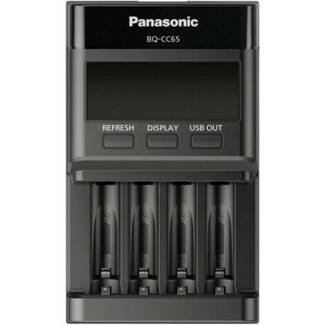 [NEUWERTIG] Panasonic Eneloop Bq Cc65 E Rundzellen Ladegerät Ladegerät Ni Mh Micro Mignon B-Ware