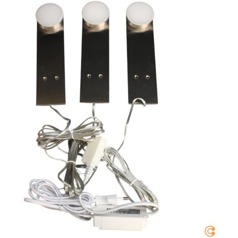 [NEUWERTIG] Paulmann Setup Led Möbelanbauleuchte 3er Set Energiesparend Warmweiß Beleuchtung B-Ware