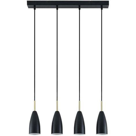 [NEUWERTIG] Pendelleuchte Hangeleuchte Deckenlampe Lampe E14 Schwarz Lindby Caylee