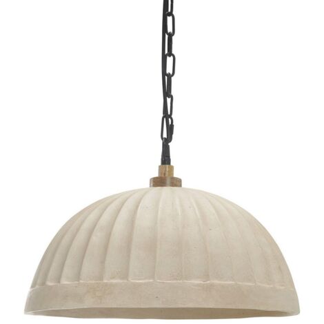 [NEUWERTIG] Pr Home Hängeleuchte Pendelleuchte Haley Lampe Beige Recyclingmaterial ø 43 Cm B-Ware