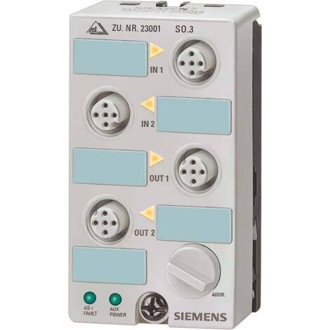 [NEUWERTIG] Siemens As I Kompaktmodul K45 Modul E/A Sps Ip67 2 Fach Digitale Ein Ausgänge B-Ware