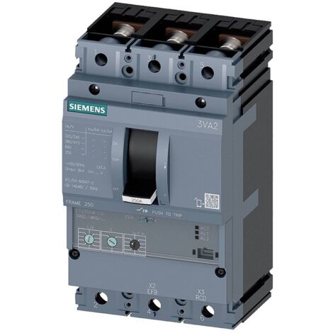 [NEUWERTIG] Siemens Leistungsschalter 3 Va2 Iec Frame 250 Schaltvermögenklasse M Schalter B-Ware