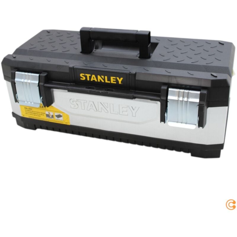 Image of [NEUWERTIG] Stanley Werkzeugbox Koffer Box Werkzeug Galvanisiert Silber 23 Zoll Robust B-Ware