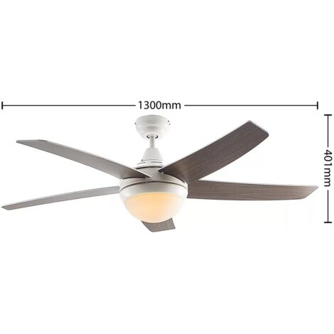 [NEUWERTIG] Starluna Auraya Deckenventilator Decken Ventilator Ventilator Lampe Weiß Eiche B-Ware