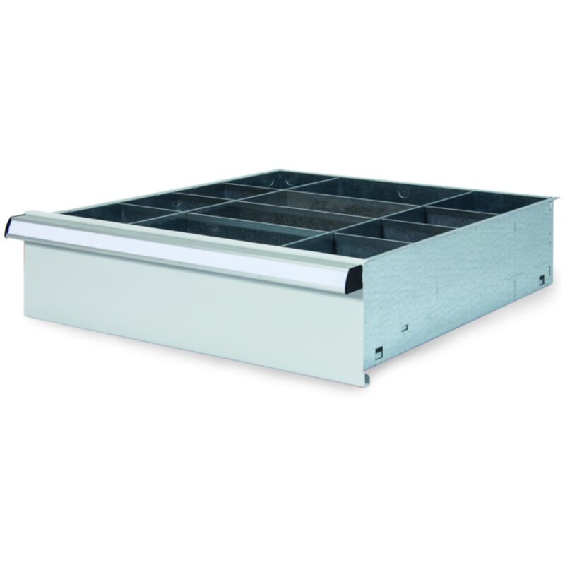 Image of [NEUWERTIG] B-Ware Stier Schublade Blende Schubfach 600 Mm 450 Mm 90 Mm Anthrazitgrau Stahl