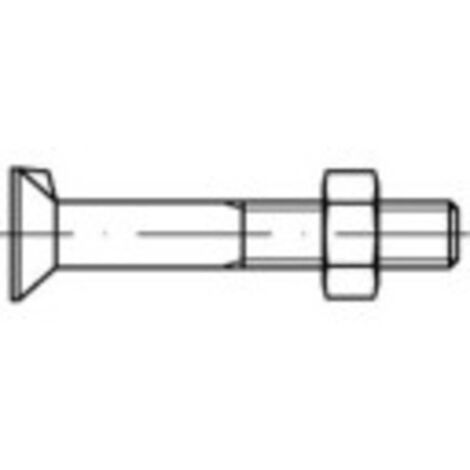 [NEUWERTIG] Toolcraft 111664 Senkschrauben Mit Nase M12 70 Mm Außensechskant Din 604 Stahl B-Ware