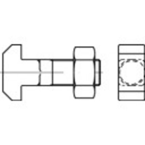 [NEUWERTIG] Toolcraft Hammerkopfschrauben Edelstahl M8 60 Mm Vierkant Din 186 Stahl 25 St. B-Ware