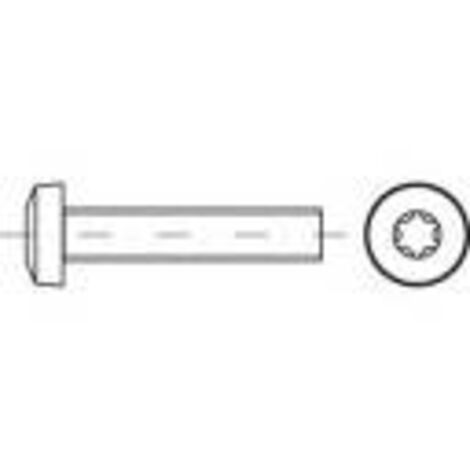 [NEUWERTIG] Toolcraft To 5440767 Linsenkopfschrauben M4 12 Mm Innensechsrund Stahl 2000 St.  B-Ware