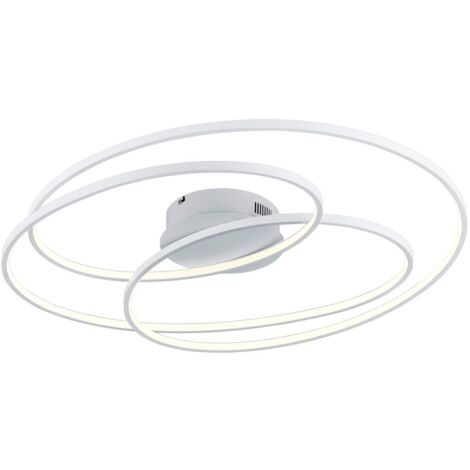 [NEUWERTIG] Trio Lighting Led Deckenlampe Gale Deckenleuchte Deckenlicht Led 80 Cm Weiß Matt B-Ware