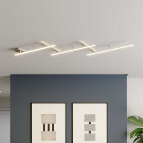 [NEUWERTIG] Trio Lighting Led Deckenlampe Indira Hängelampe Lampe Leuchte Dimmbar 25 W Nickel B-Ware