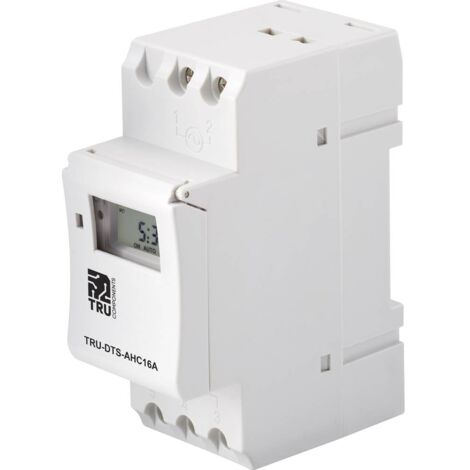 [NEUWERTIG] Tru Components Tru Dts Ahc16 A Betriebsspannung: 230 V/Ac Wechsler Zeitschaltuhr B-Ware