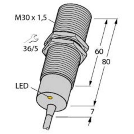 [NEUWERTIG] Turck Bi10 M30 Ap6 X/S120 Induktiver Sensor Pnp Schließer M30 Gehäuse Sensorik B-Ware