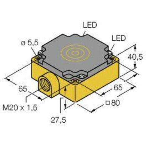 [NEUWERTIG] Turck Induktiver Sensor Bündig Näherungssensor Sensor Elektrik Initiator Klemme  B-Ware