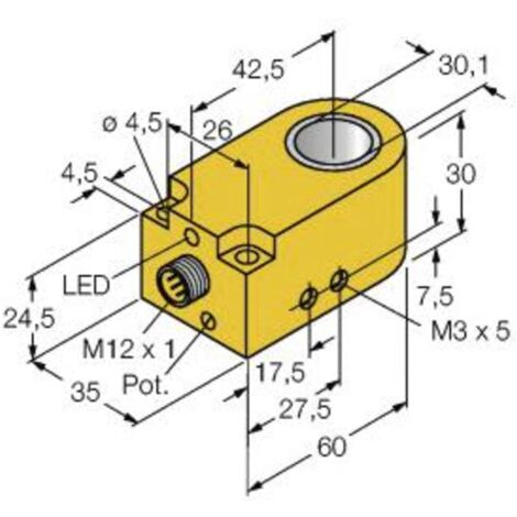 [NEUWERTIG] Turck Induktiver Sensor Pnp Schließer Bi30 R W30 Dap6 X H1141 Gerät Zubehör B-Ware