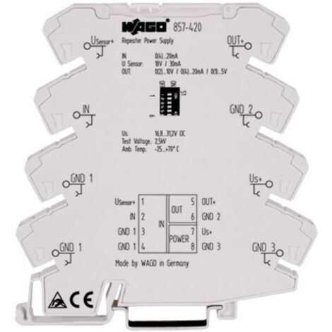 [NEUWERTIG] Wago Iso Amp 857 420 1 St. Speisetrenner Automation Mess  Und Regelungstechnik B-Ware