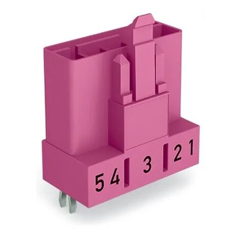 [NEUWERTIG] Wago Stecker Für Leiterplatten 890 895 50 Stück Pink Netz Steckverbinder 5 Polig  B-Ware