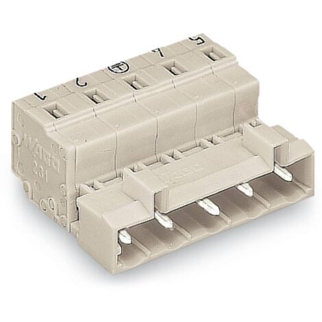 [NEUWERTIG] Wago Stiftleiste 2080 Polzahl Gesamt 5 Rastermaß 7.50 Mm Stecker Steckverbinder B-Ware