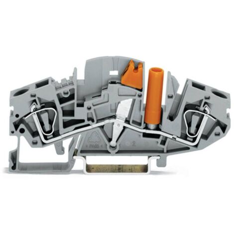 [NEUWERTIG] Wago Trennklemme Verbindungsklemme 282 811 Zugfeder Belegung L Grau 8 Mm 20 St B-Ware