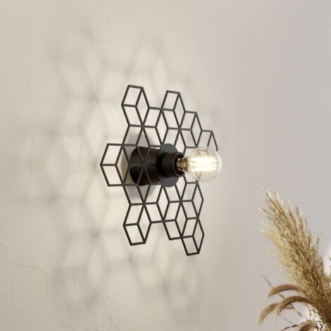 [NEUWERTIG] Wandleuchte Wandlampe Wandlicht Schwarz Dekolicht Dimmbar Lucande Alexaru