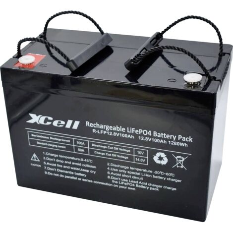 [NEUWERTIG] X Cell Lfp12100 Spezial Akku Li Fe Po Block Schraubkontakt Li Fe Po 4 12.8 V 100 Ah B-Ware