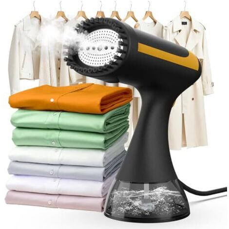 [NEVER USED] 1500W Vertical Steam Iron, Ready in 10 seconds with 25g/min steam output, Portable Vertical Iron for Home, Office and Travel, 300ml Removable Tank, Lightweight and Safe with Auto Shut-Off
