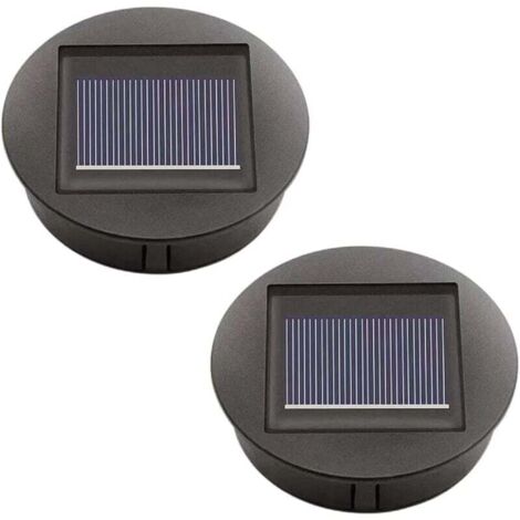 [NEVER USED] 2-pack replacement solar lights with LED solar panel replacement cover, outdoor lighting for garden decoration