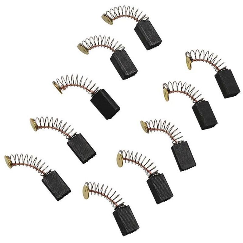 [NEVER USED] 5 Pairs of Carbon Brushes, Universal Replacement Parts for Angle Grinders and Orbital Sanders