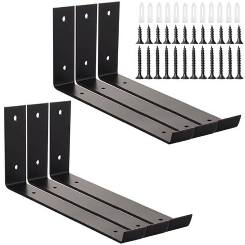 [NEVER USED] 6Pcs Shelf Brackets 225mm / 8.8