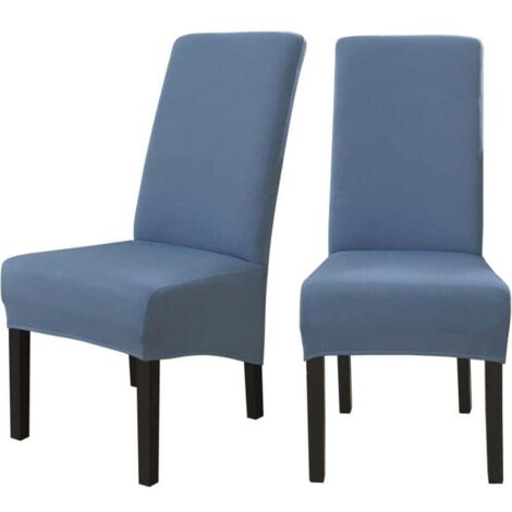 [NEVER USED] 6PCS Universal Dining Chair Cover Stretch Microfiber Washable Chair Covers for Wedding Hotel