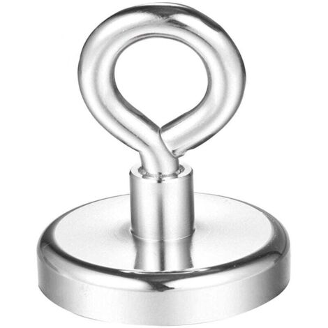 [NEVER USED] 78kg 48mm Super Strong Round Neodymium Fishing Magnet with for Science Fishing and Salvage Industry