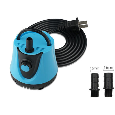 [NEVER USED] Aquarium Pump 25W 1500L/H Submersible Pump Ultra-Quiet Mini Pond Pump Fountain Pump with Adjustable Switch and 1.5m Cable, 2 Nozzles Water Pump for Ponds, Aquariums, Hydroponics, Fountain