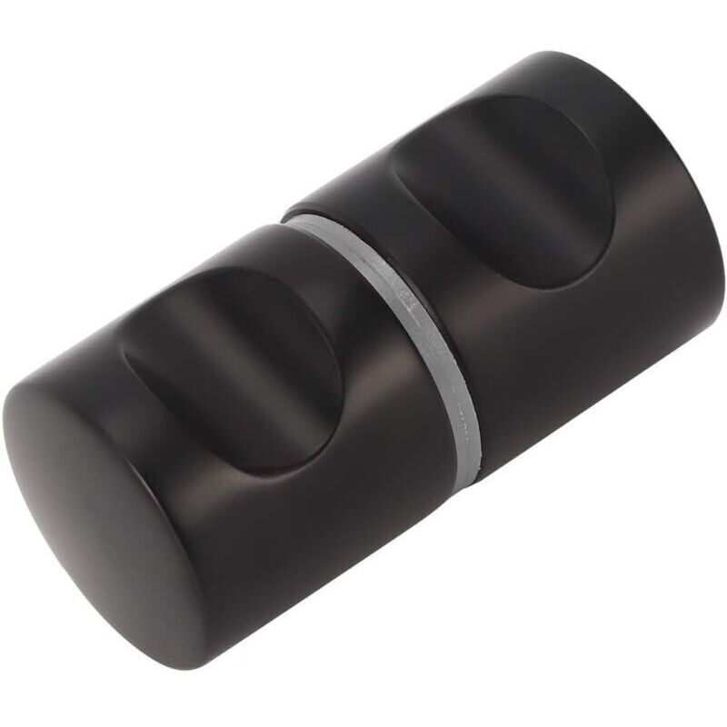 Odipie - never used] Black Cabinet Knob, Single Hole Aluminum Alloy Glass Door Handle, Hardware Replacement for Dresser Home Bathroom Display Cabinet