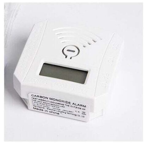 [NEVER USED] Carbon Monoxide Detector Package, Portable CO Detector, Travel Carbon Monoxide Alarm, CO Monitor with Sensitive CO Sensor, Battery Operated, LCD Digital Display, Audible Warning, UL 2034 