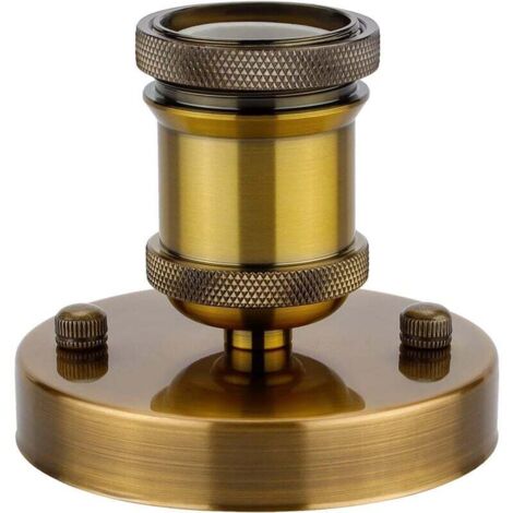 [NEVER USED] Edison E27 Lamp Holder Vintage Adapter Retro Socket Ceramic Cordless Chandelier Inside 1 Pack Vintage Brass