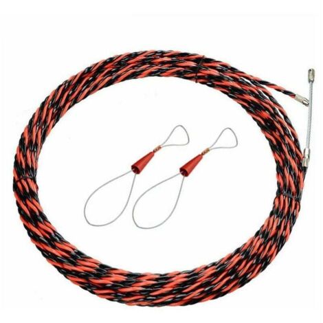 [NEVER USED] Electrician Needle 25M Electric Wire Puller 5mm Diameter Wire Puller Needle, Retractable Installation for Cable Puller and Extension in Flexible Spiral Steel Electric Wire Puller Electric